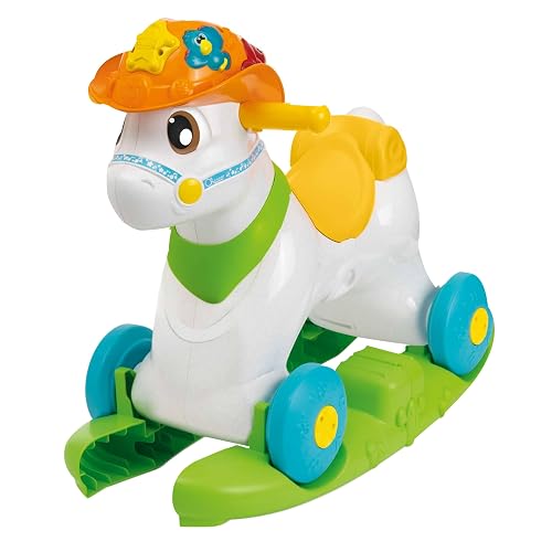 Chicco Baby Rodeo - Juego de Montar para niños, 3 Botones interactivos, Fabricado en Italia, de plástico Reciclado, Paquete de plástico Reciclado, Juguetes para niños de 1 a 3 años