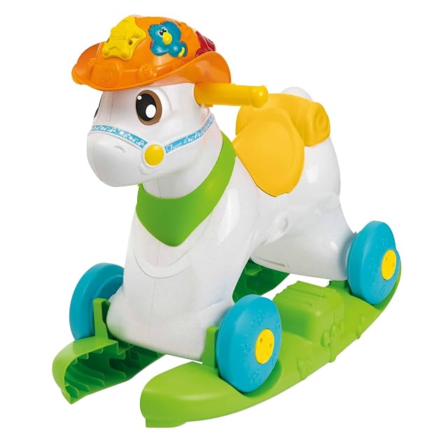 Chicco Baby Rodeo - Juego de Montar para niños, 3 Botones interactivos, Fabricado en Italia, de plástico Reciclado, Paquete de plástico Reciclado, Juguetes para niños de 1 a 3 años