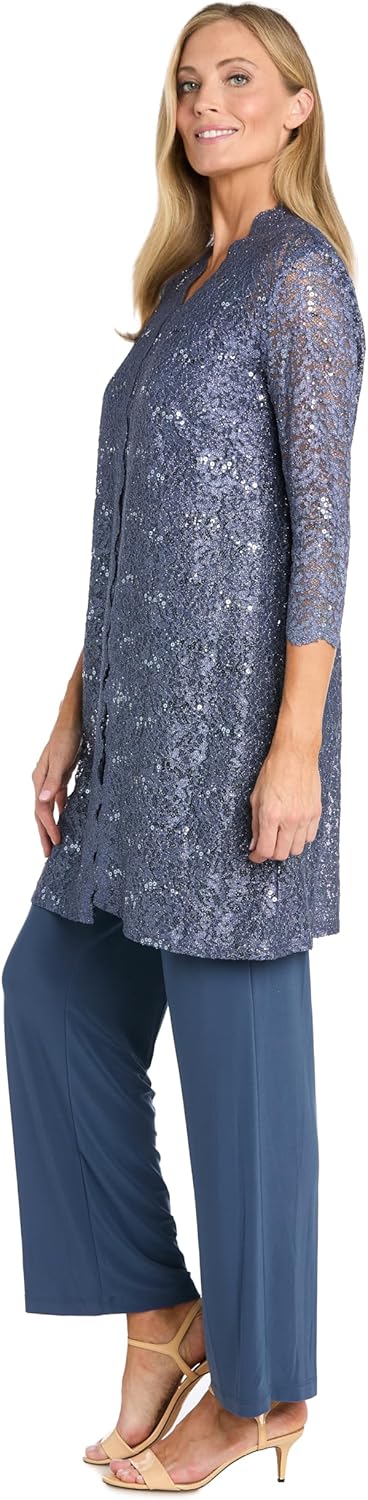 R&M Richards Womens Elegance De Nuit Pant Set - Image 3