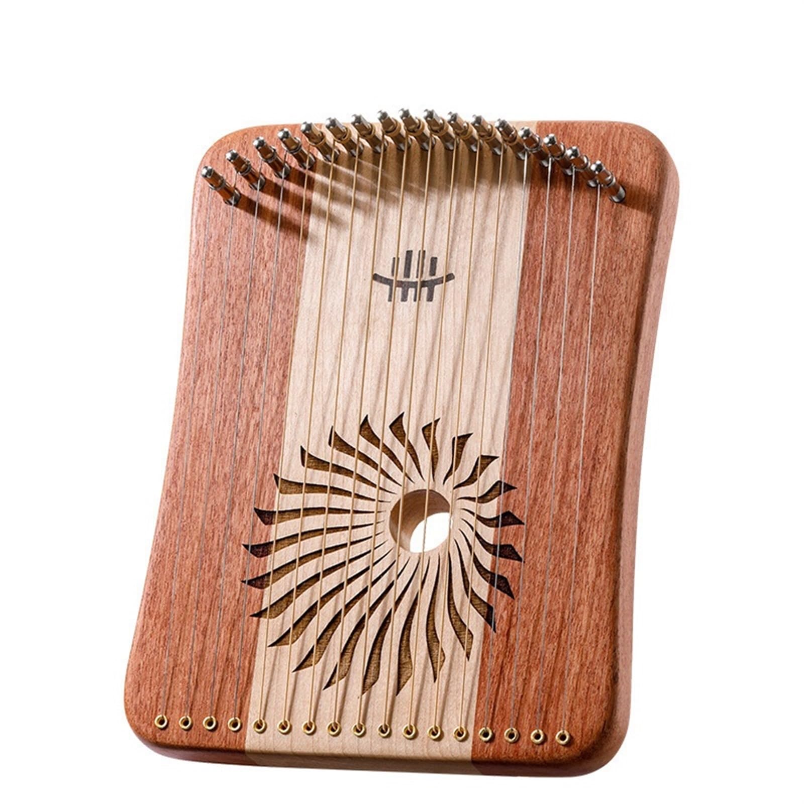 Arpa a lira Lira 17 31 corde Fingerplay Arpa portatile Pianoforte Strumento a tastiera musicale(17 string rosewood)