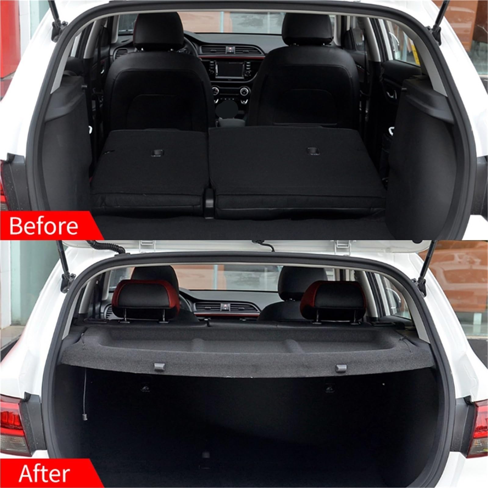 Nicht Versenkbare Trunk Cargo Cover Paket Rack Shield Für Kia Für KX Für Cross 2017 2018 2019 Gepäckraumabdeckung