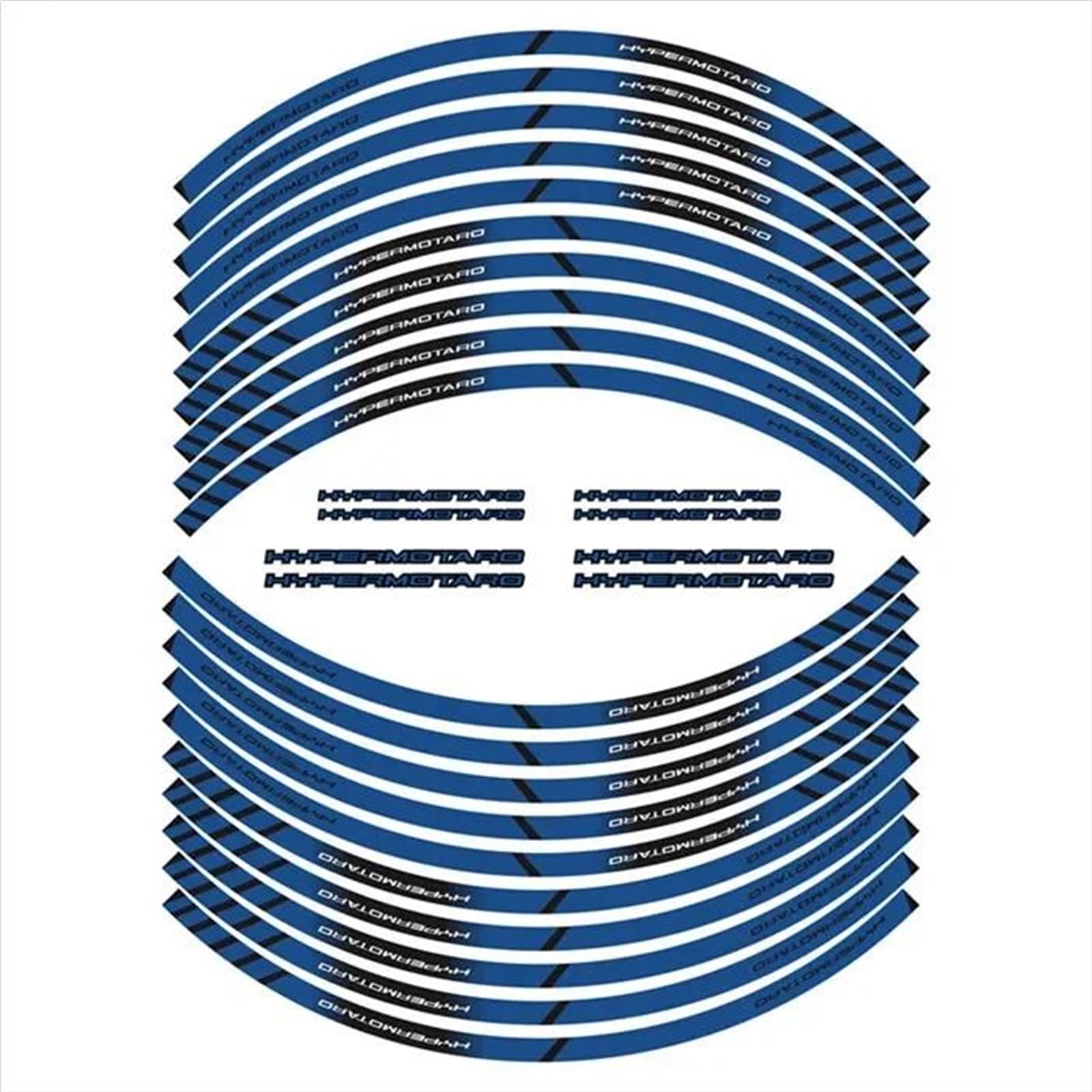 Motorcycle Wheel Stripes Rim Stickers for Ducati 950 821 1100 939 796 698 for Hypermotard(Color4)
