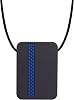 Munchables Rectangle Sensory Chew Necklaces Chewelry - Navy