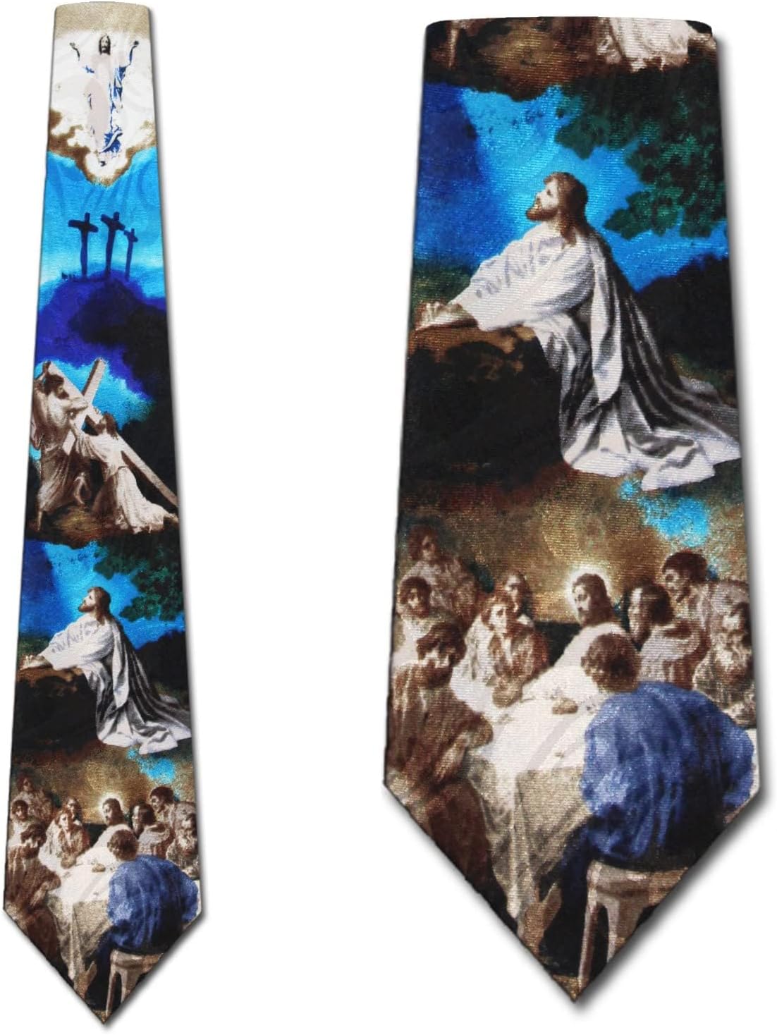 Religious Ties Mens Biblical Scene Necktie Cross Tie Christian Neckties