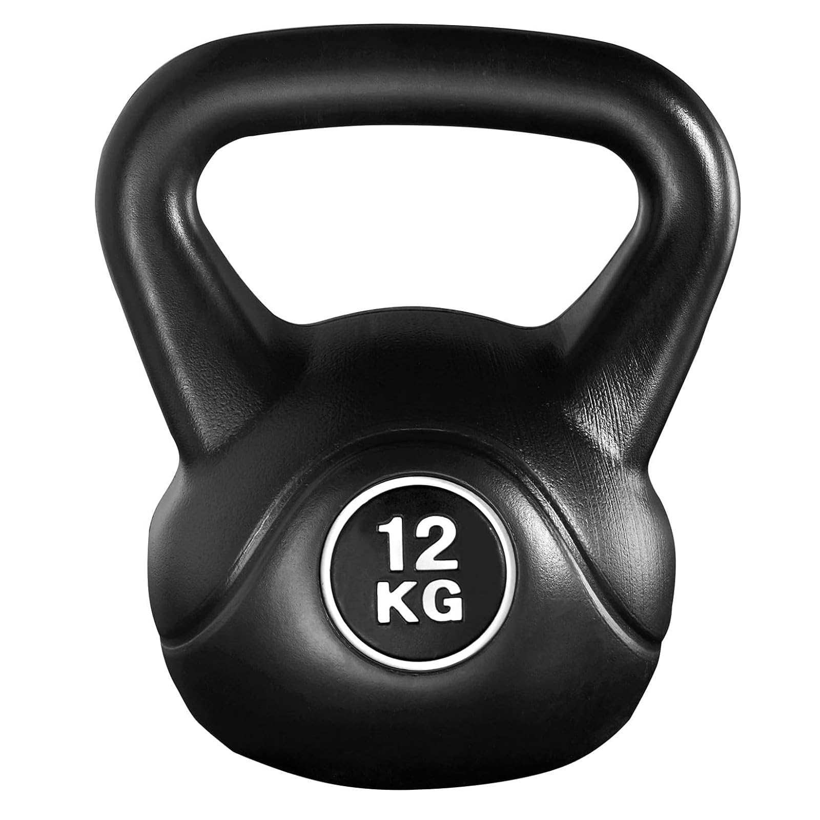NTEK 1Piece Kettlebell Strength Weight Fitness | Coated Kettlebells | Kettle Bells Heavy Weight Kettlebells for Home Gym | Kettlebells Workouts Fitness Strength Training Fitness (12 Kilograms)