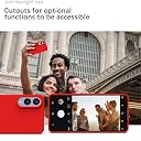 YATWIN Silicone Case for Samsung Galaxy S25 FE 4G, Soft-Touch, Shockproof, DustProof, Antiskid Phone Cover for Samsung Galaxy S25 FE - Red gallery image