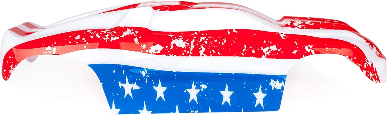 SummitLink Custom Body Flag Strip Style Compatible for e-Revo Mini 1/16 Scale RC Car or Truck (Truck not Included) ERMN-F-01