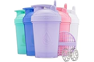 Hydra Cup ProFlow Small Shaker Cups for On-the-Go Protein & Supplement Mixing