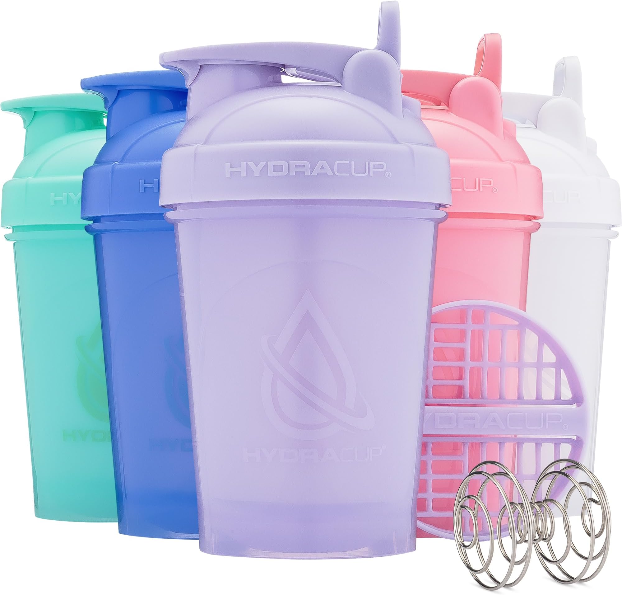 JEELA SPORTS 5 PACK Protein Shaker Bottles for Protein