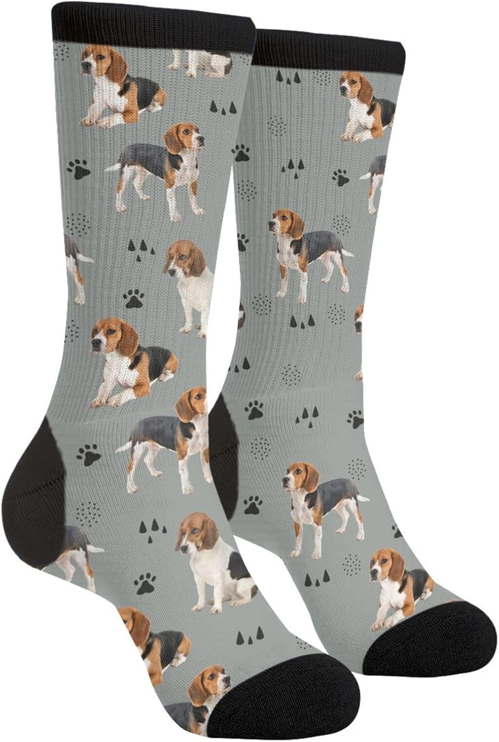 Funny Dog Novelty Crew Socks Casual Crazy Funny Dress Socks For Women Men Teens Gift