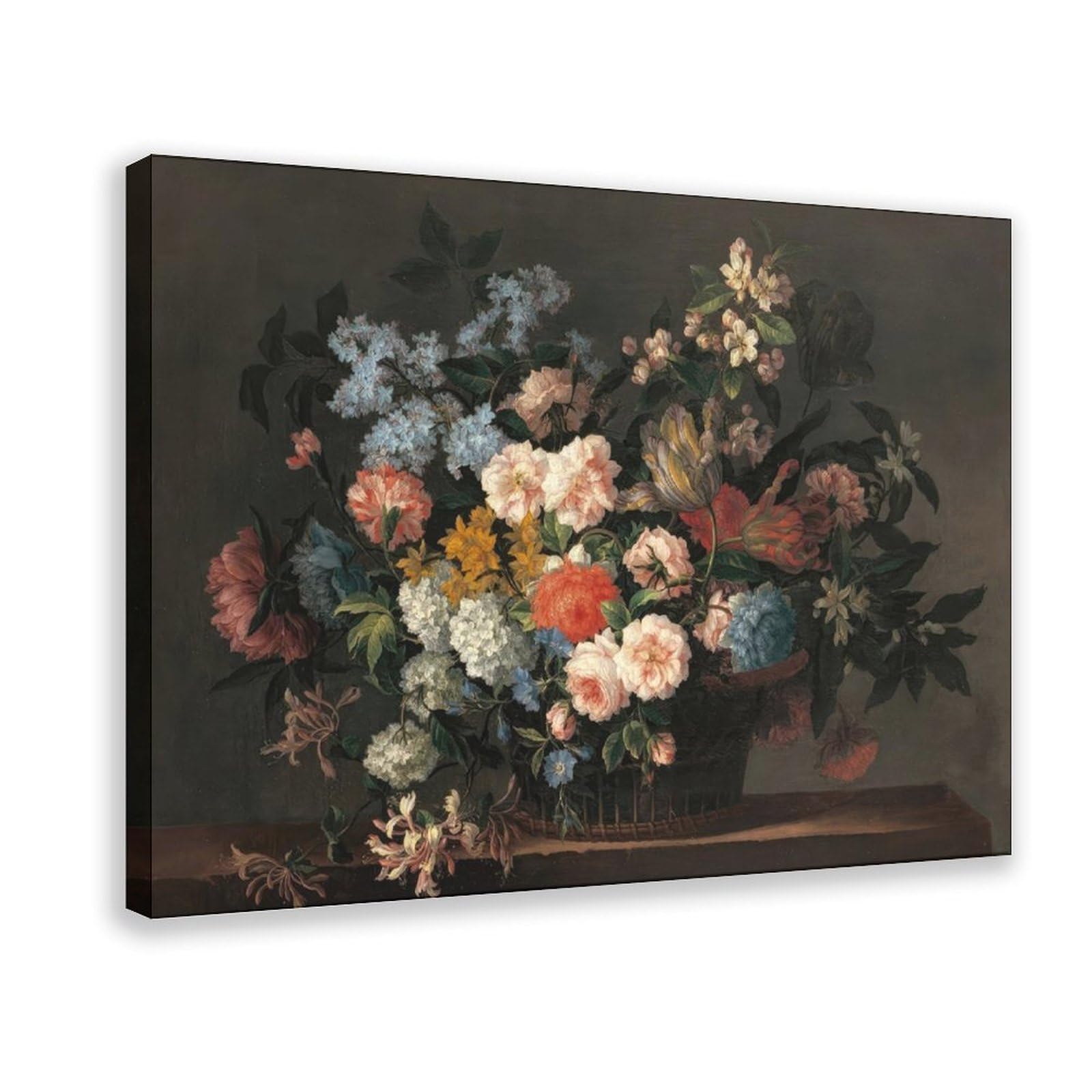 Bareronor Modern Flower Poster Canvas Poster Bedroom Decor Landscape Office Room Decor Gift 20" L X 30" W