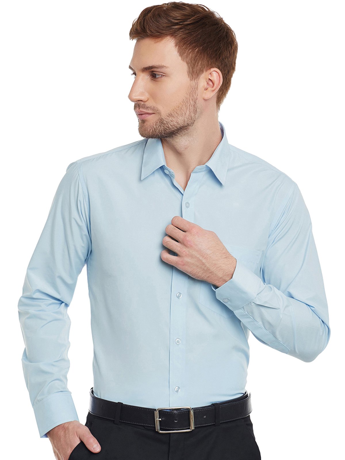 Men's Slim Fit Formal Shirt-image-4