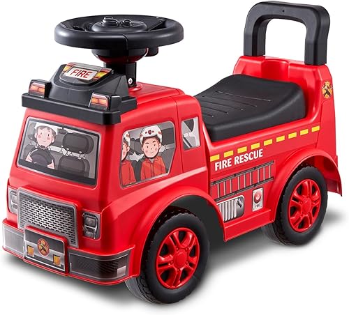 VEVOR Auto de empuje para niños pequeños, a partir de 19 meses, corredor de paseo, juguete para niños pequeños sentado a pie, auto de paseo para