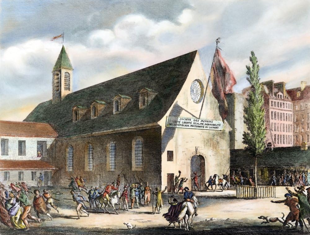 French Revolution 1794 Nthe Closing Of The Hall Of Jacobins At Paris On 27-28 July 1794 (9-10 Thermidor Year 2) Etching French 1817 Poster Print by (24 x 36)