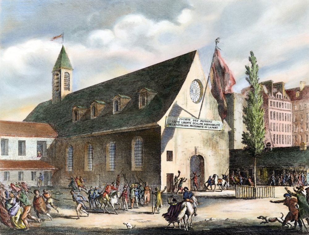 French Revolution 1794 Nthe Closing Of The Hall Of Jacobins At Paris On 27-28 July 1794 (9-10 Thermidor Year 2) Etching French 1817 Poster Print by (24 x 36)