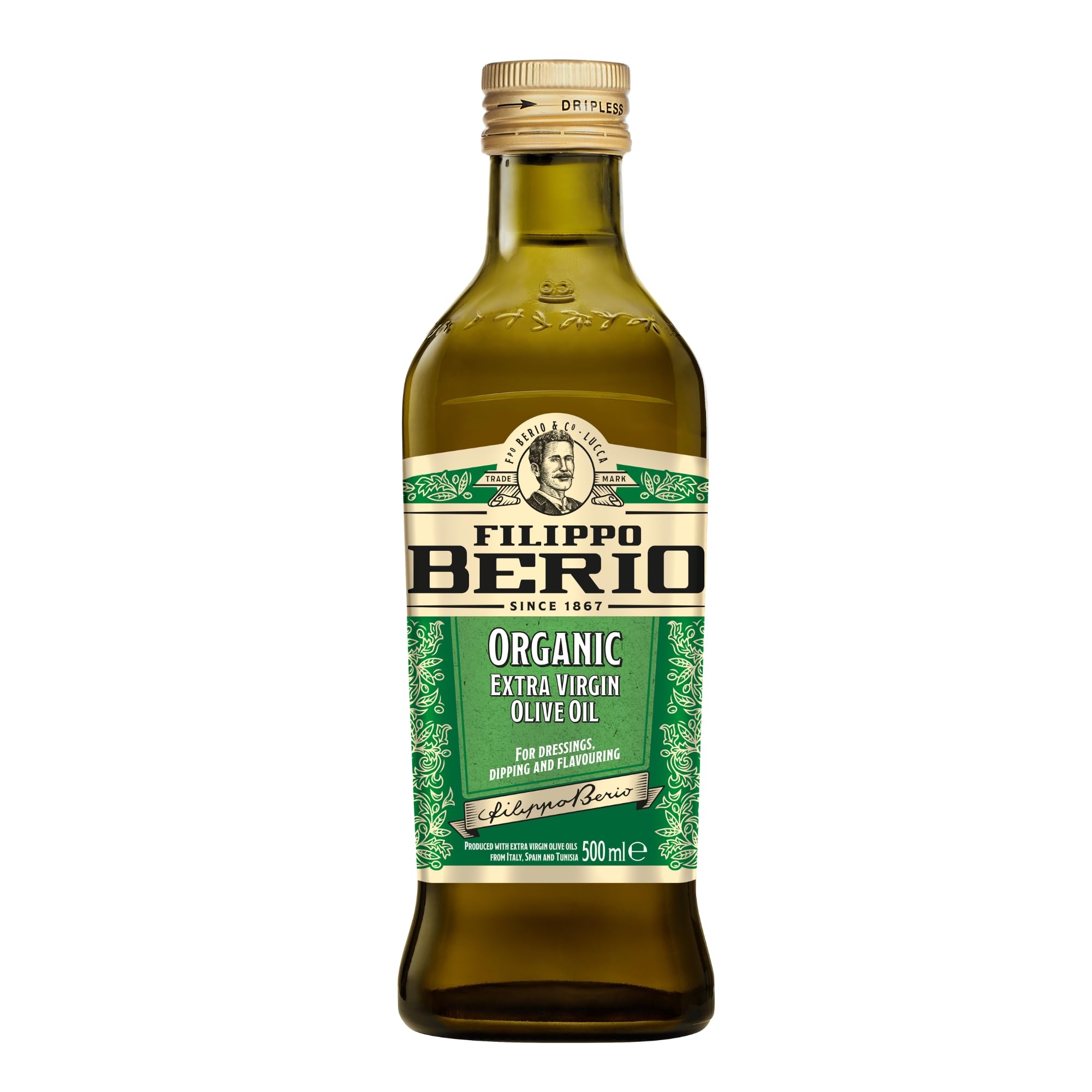 Filippo Berio Organic Extra Virgin Olive Oil, 500ml