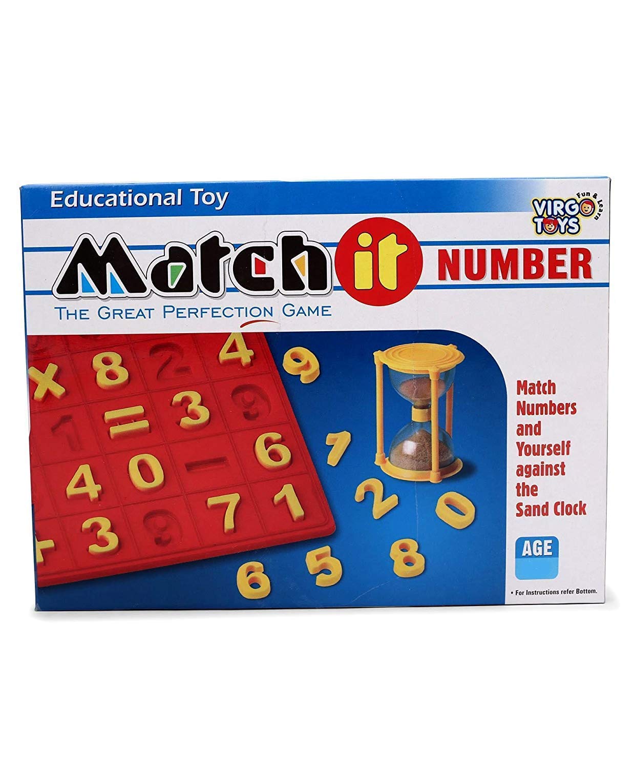 Olympia Games And Toys Match It The Great Perfection Board Game for 3+ Age Kids (Educational Board Game) (Match It- Numbers) (B0C2KKMZN1) Amazon Price History, Amazon Price Tracker