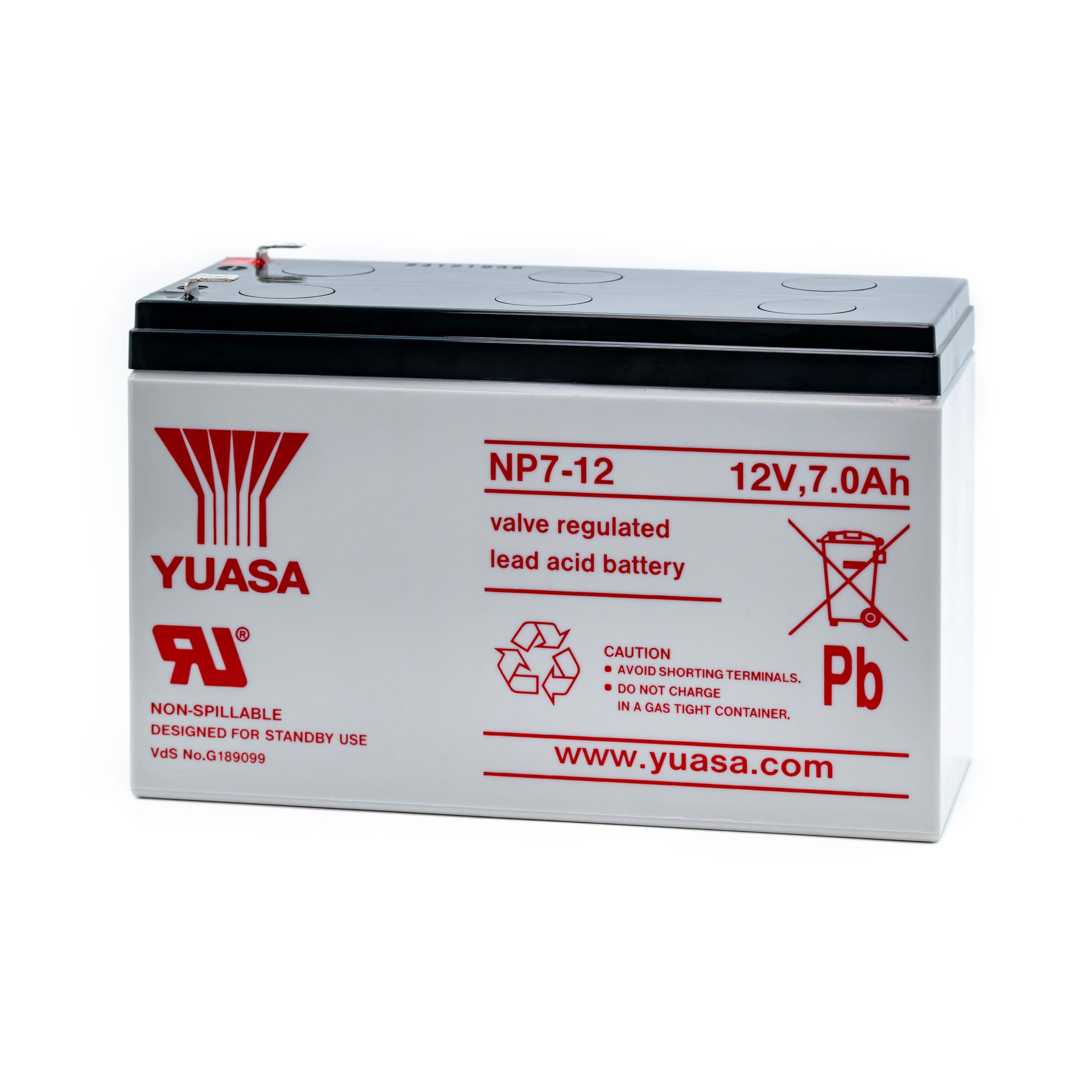 Yuasa NP7-12 12V USV-Notstrom Blei-Säure-Batterie