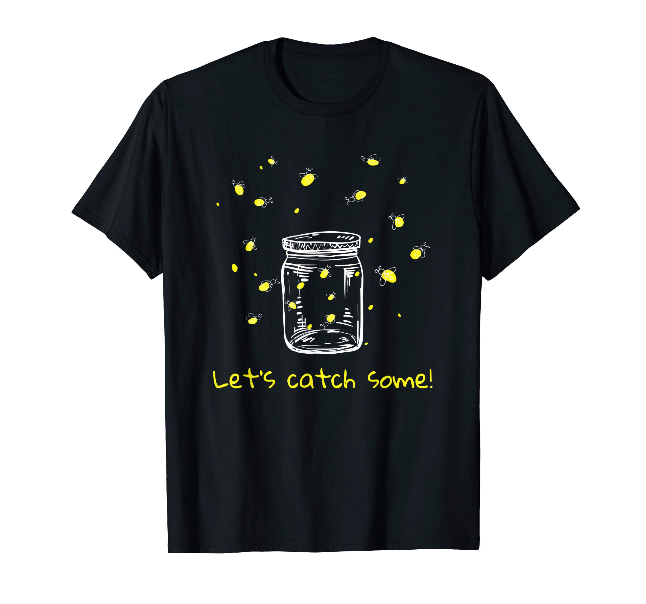 Funny Camping and Fireflies DesignsCatching Fireflies Let's Catch Some! Lightning Bugs Camping T-ShirtOEKO-TEX STANDARD 100