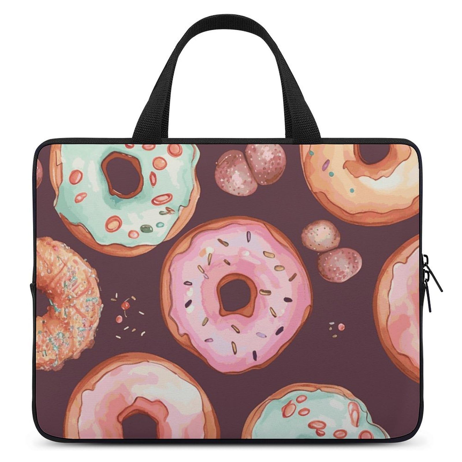 Housse antichoc pour ordinateur portable 13 pouces pochette PC donuts