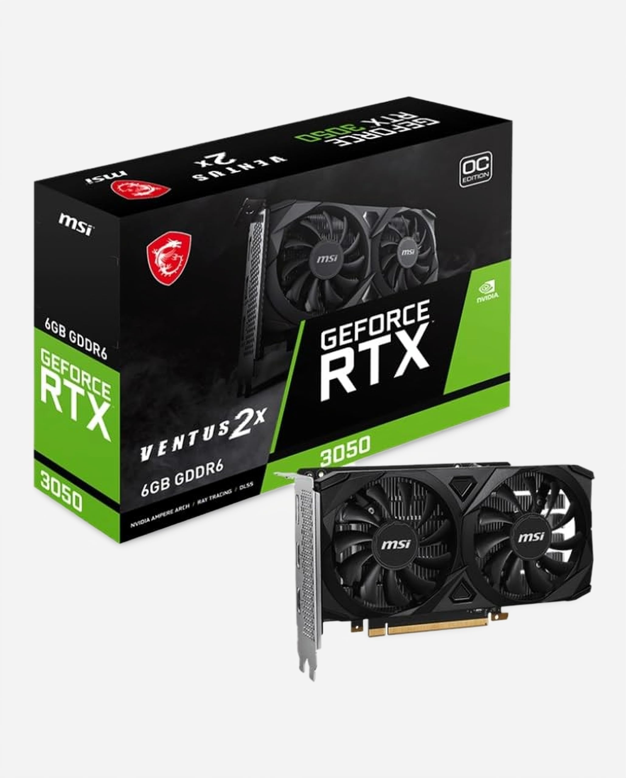グラフィックボード・グラボ・ビデオカード MSI GeForce RTX 3050 VENTUS 2X 6GB Amazon.com: MSI GeForce RTX 3050 Ventus 2X 6G OC : Electronics