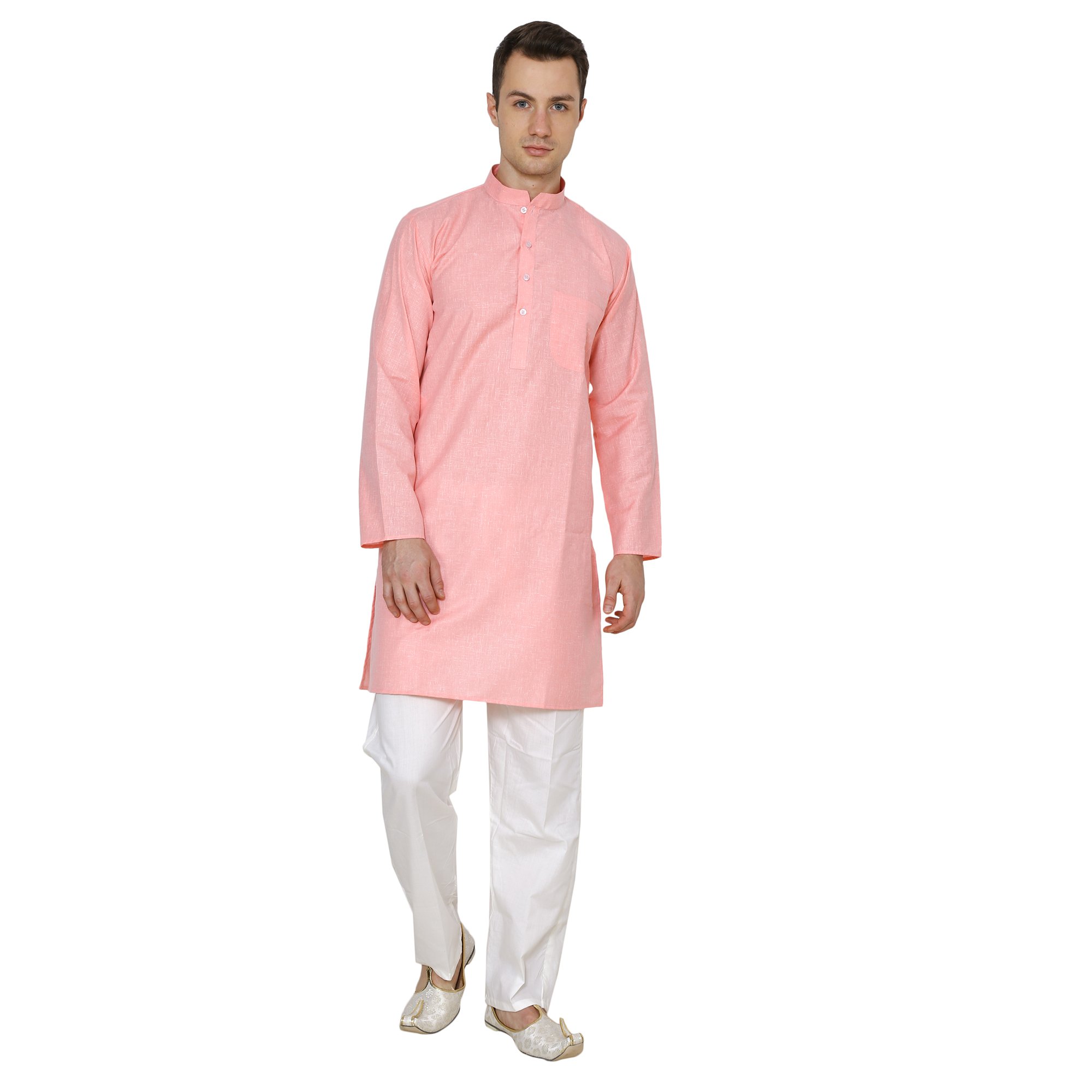 royal kurta Men's Cotton Kurta Set-picture-12