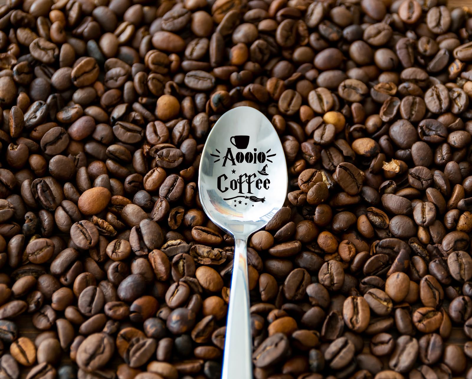 Funny 'Accio Coffee' Engraved Spoon – Perfect Gift For Harry Potter Fans, Coffee Lovers & Bookworms