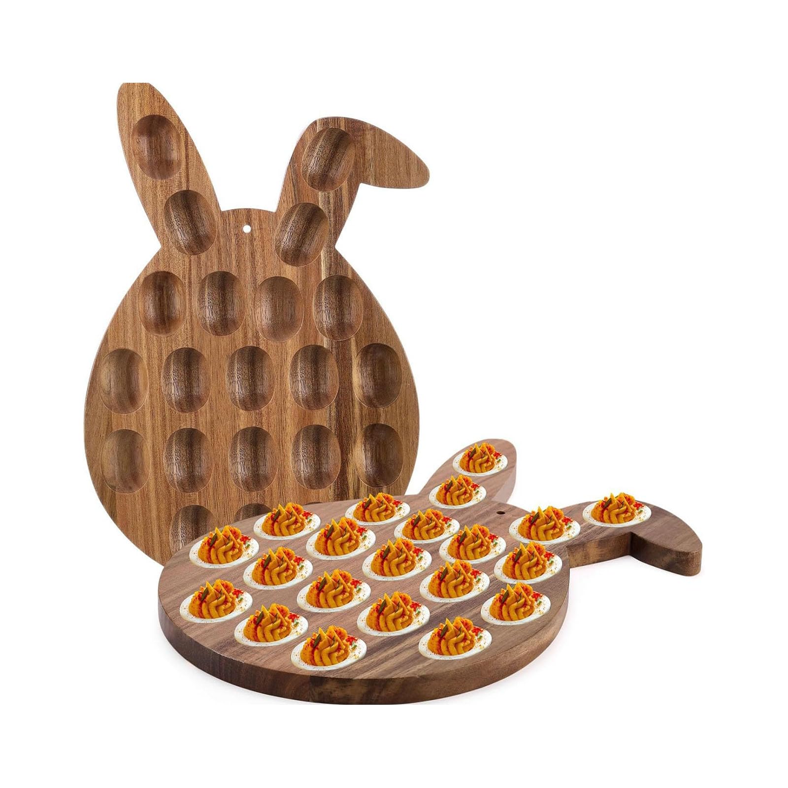 Tsophreniq Serving Platter Featuring Carved Edges for Stable Display of Fruits and Snacks Easy Clean Oocyte Holder