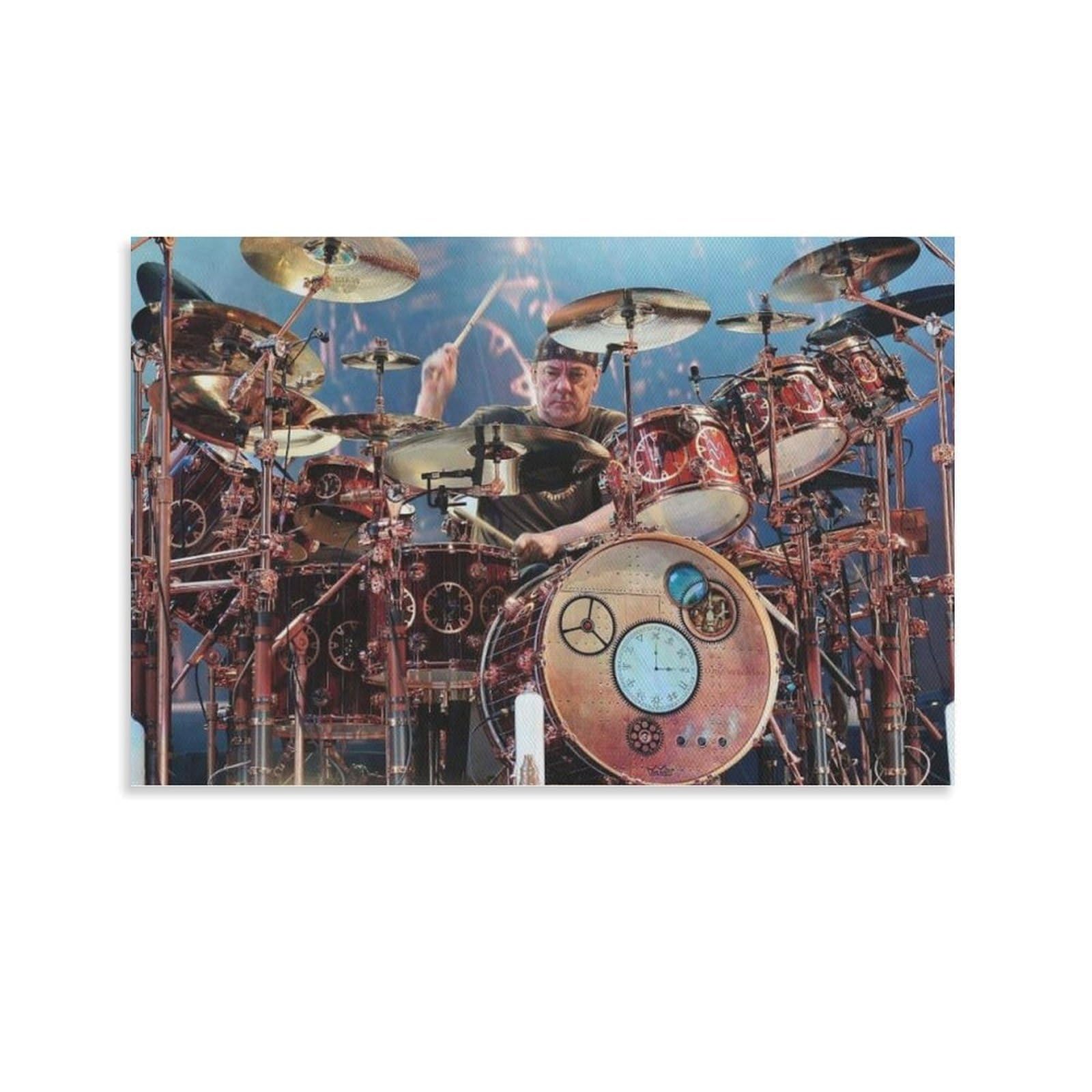 FCOIN Neil Peart Canvas Poster Poster Painting Canvas Wall Art Living Room Posters Painting 24x36inch(60x90cm)