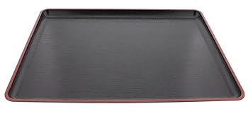 Amazon｜イシダ お盆 えびす 黒天朱 尺3寸 トレイ トレー 39.5