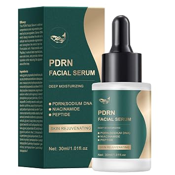 Salmon DNA PDRN Peptide Serum: Stem Cell Serum for Face with Salmon DNA - Improves the Look of Fine Lines and Wrinkles - Deep Hydration & Moisturizing, Fast-Absorbing