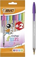 BIC Cristal Fun Pack pennen 6+2 pennen
