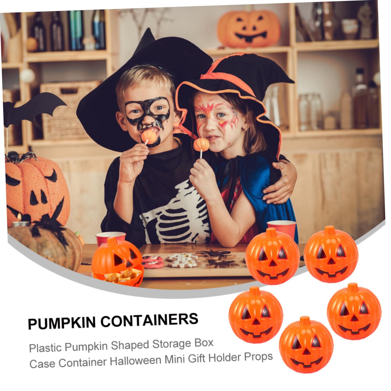 Cabilock 36 Stk Kleine Halloween-Kürbis-Requisiten Kürbis Süßigkeiten Kürbisse Halloween- Kürbis- -Kissen grusel kleidung deko Kürbisbehälter