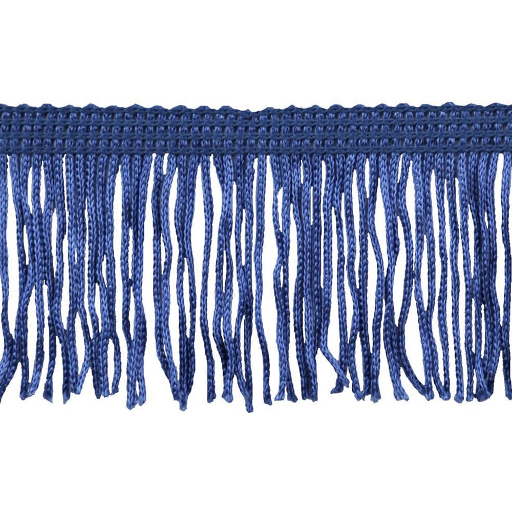 Belagio Enterprises 2-inch Chainette Fringe (10 Yard Roll) | P-7043-04 Navy
