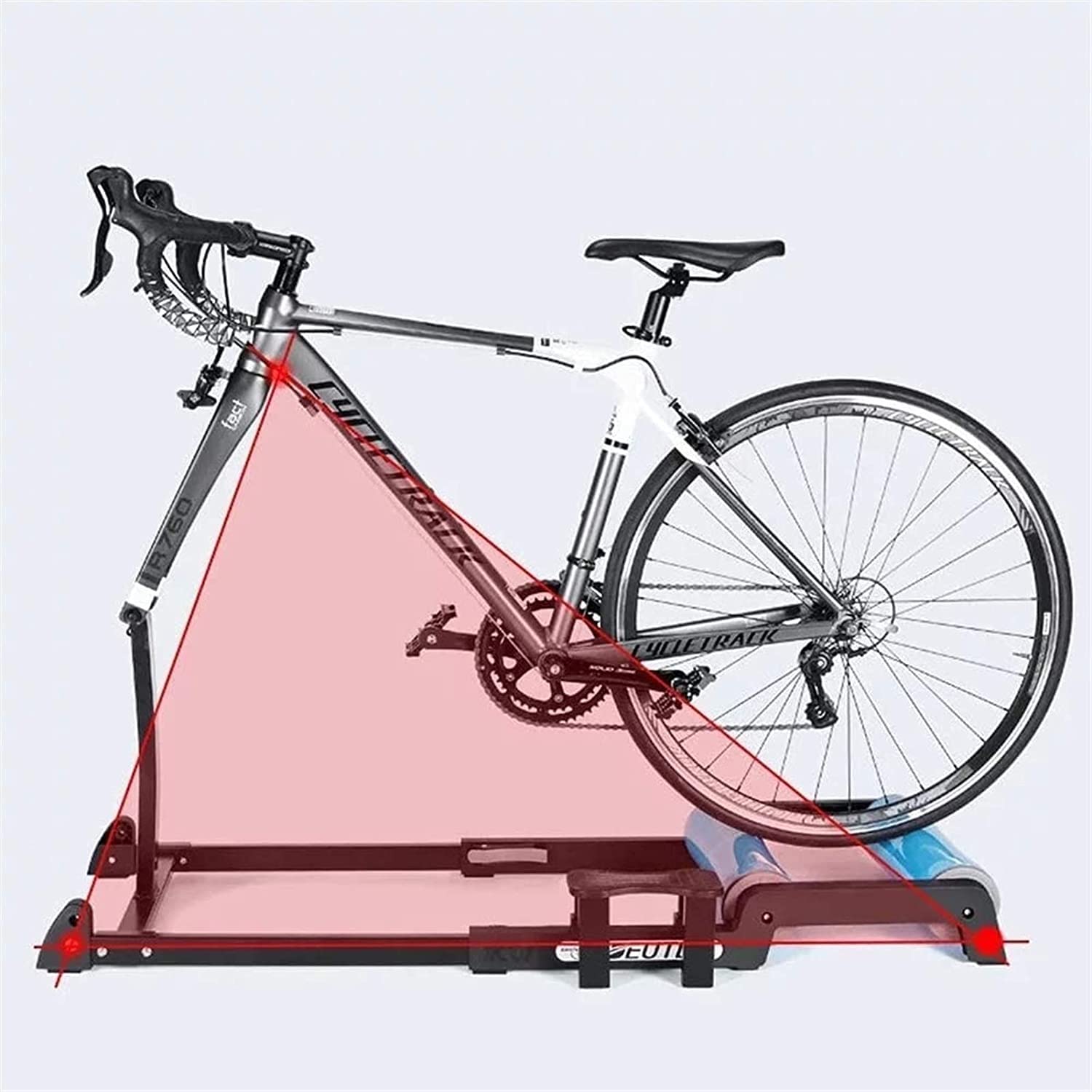 Entrenador de Bicicleta de Rodillos parabólicos de Ciclismo de Fitness Interior Ajustable
