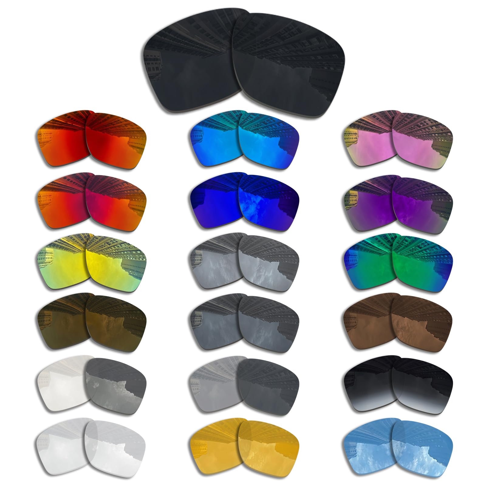 Polarized Replacement Lens fit Oakley Sliver XL OO9341 / Sliver XL Asian Fit(AF) OO9346 Sunglass-Anti-Scratch|Impact-Resistant|Perfectly Fit