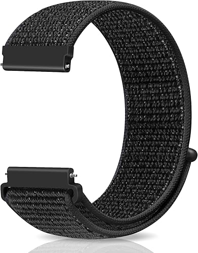 Bandas de liberación rápida de nailon para reloj Garmin Vivoactive3Forerunner 645Galaxy Watch, bandas de 1.65 pulgadas, Active2 de 1.73 pulgadas o