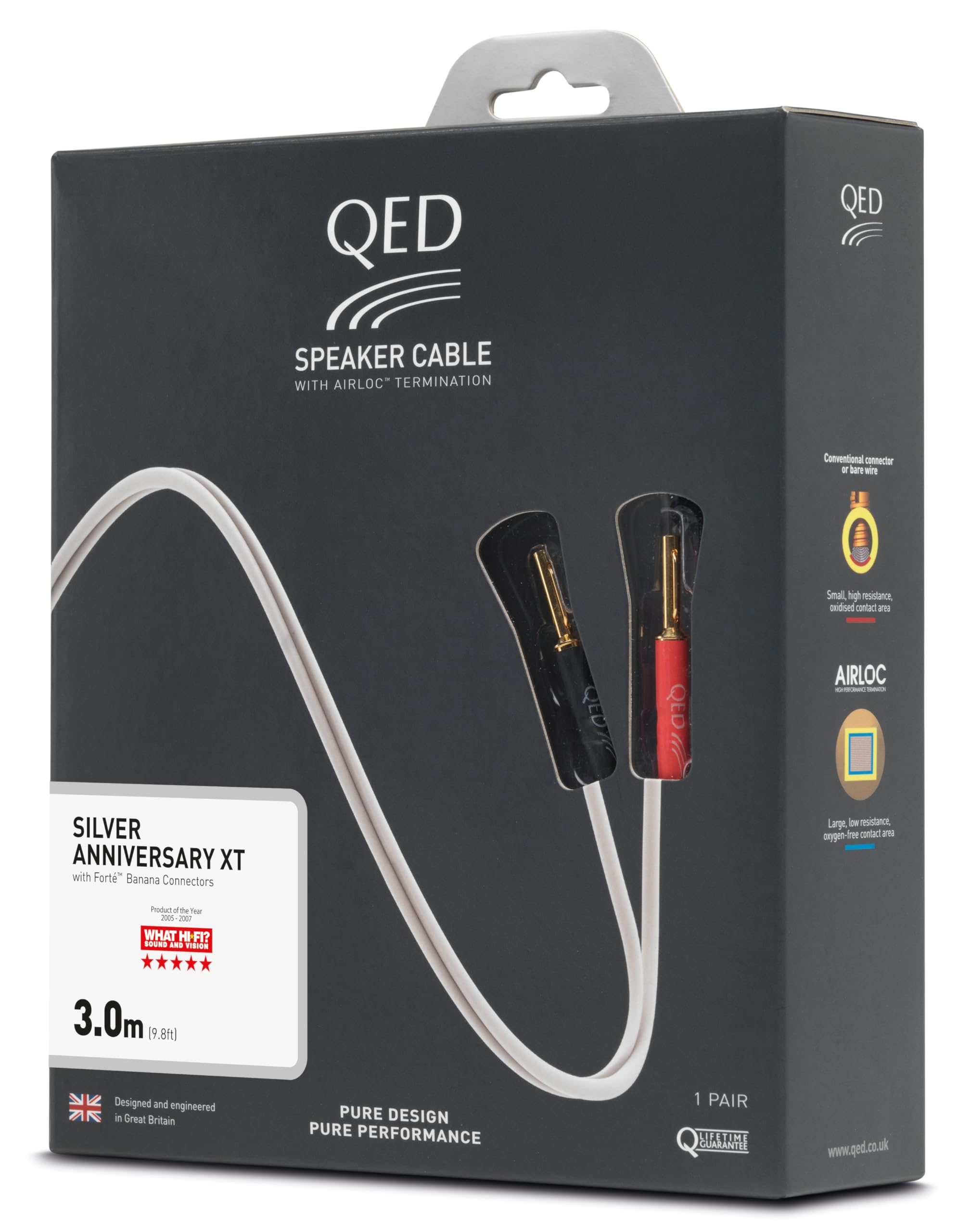 QEDXT25 Pre-Term Speaker Cable 3M