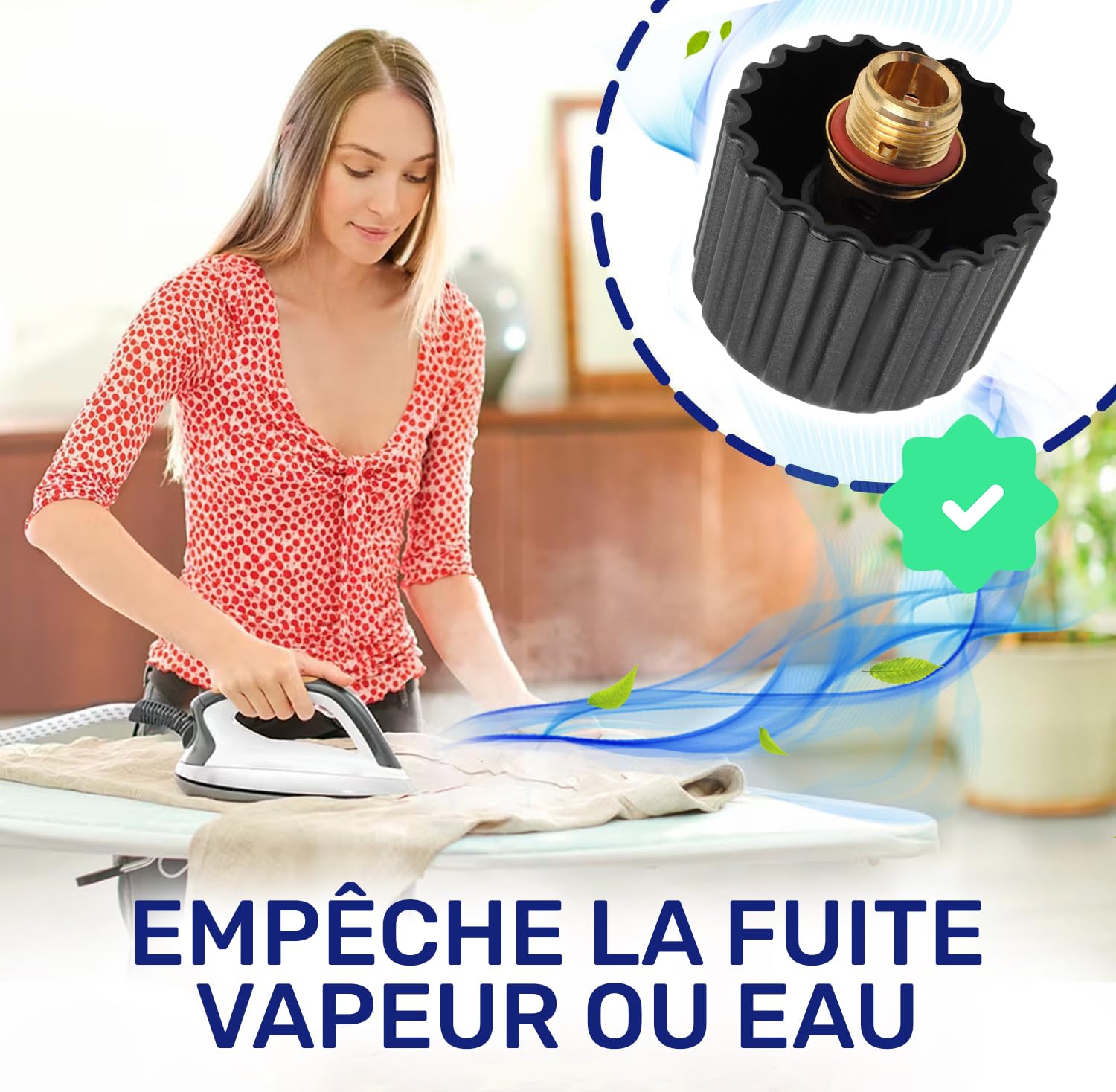 Bouchon pour Polti Vaporetto ou pour Polti Vaporella 3/8" 4,5 Bar | Complète avec Joint - FABRIQUÉ EN ITALIE - Garantie de 10 Ans – MONTERAL