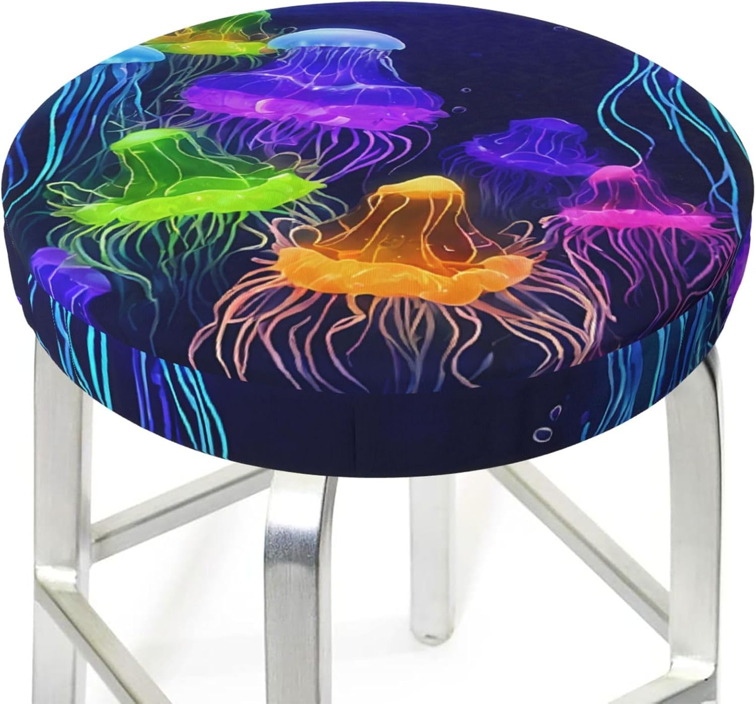 Round Bar Stool Seat Cover for Home Kitchen Dining Chair - 12 inch