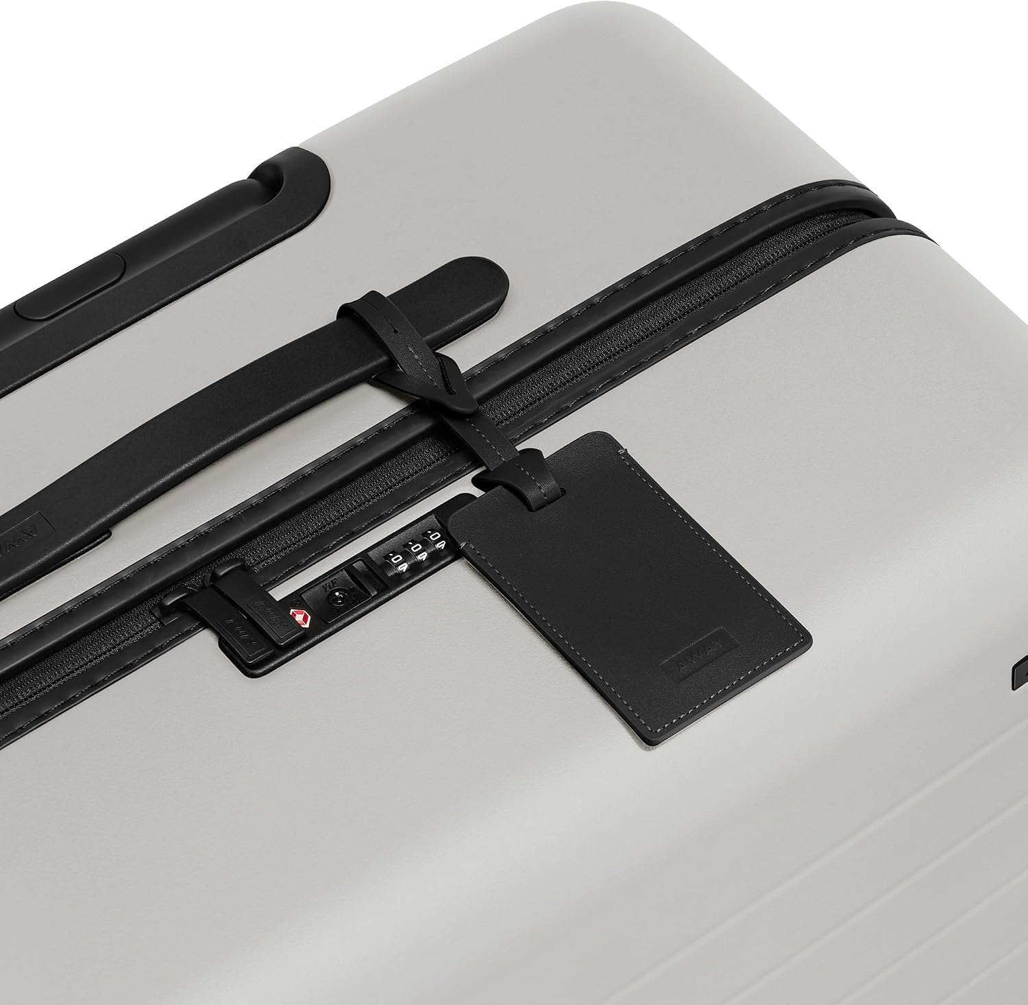 Away Large Checked Luggage, 29 Inch Hardside Suitcase with Spinner Wheels, Lightweight & Durable, TSA Lock, Cloud Gray