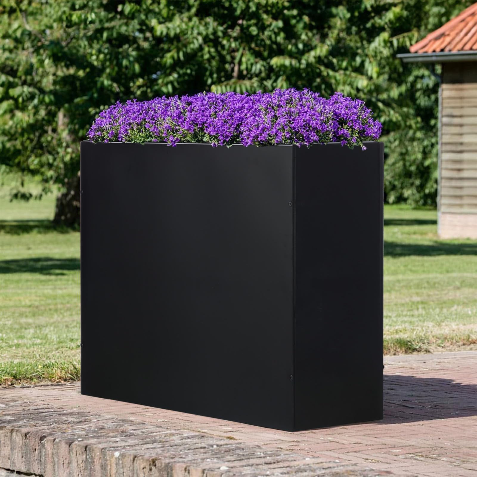 Amazon.com : SUNNYPARK Large Metal Planter Box 32”x 12”x 24