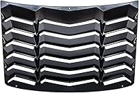 Vista 2 de CUMART Persianas para Ventana Trasera 2016-2023 Juego Trasero+Lateral Protector Solar de Parabrisas Estilo Lambo Negro Mate Compatible con Chevrolet