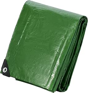 Telone Verde Super Resistente 3x4m - 200g/m² In PP/PE Per Coperture E Protezione - Foto 3
