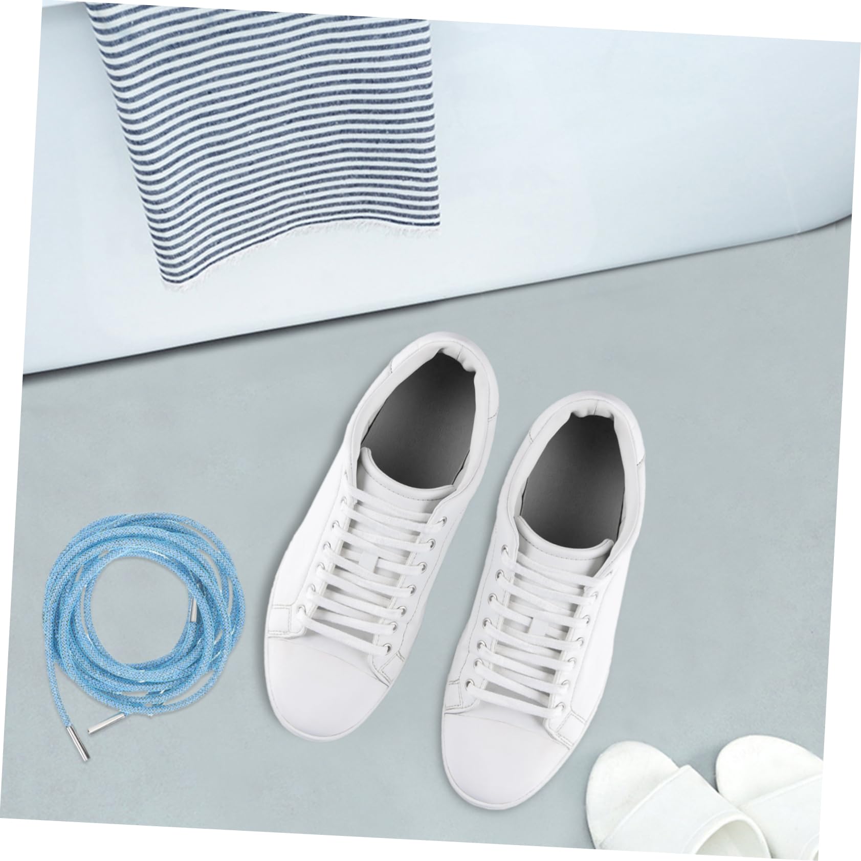 2pares Cuerda De Zapato De Cristales De Brillo Para Calzado Decoración Elegante Para Zapatillas y Calzado Casual De Para