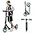 WAYPLUS Aquas Kick Scooter for Kids, Teens & Adults - Foldable, Lightweight, 8-Inch Non-Slip Deck, ABEC9 Bearings, Adjustable Height, Lifetime Service