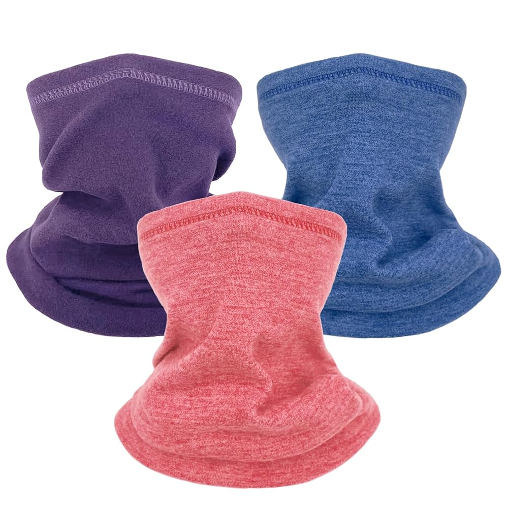 3 Scaldacollo In Pile Per Bambini - Sciarpa Tubolare Invernale, Multifunzione, Morbida E Calda - Foto 2