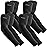YQXCC 4 Pairs Arm Sleeves for Men Women | UPF 50 Cooling UV Sun Protection | Sports Compression Sleeves