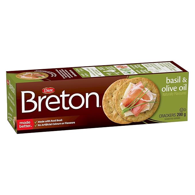 Galletas Breton Basil & Olive Oil 200g miniatura 5