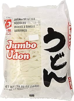 Amazon.com : Myojo Jumbo Udon Noodles, No Soup, 19.89 Ounce
